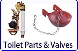 Toilet parts and flush valves for Kohler, Chicago Faucets, Sloan and Geberit. Urinal and Toilet flush valves are perfect for public bathrooms and commercial lavatories. Buy Sloan royal and regal flushometers here