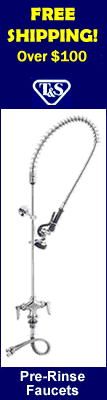 T&S Brass Pre-Rinse Faucets