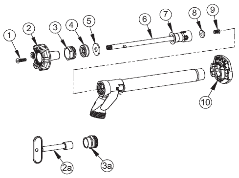 Woodford Outdoor Faucets Model 14 Repair Parts Diagrams